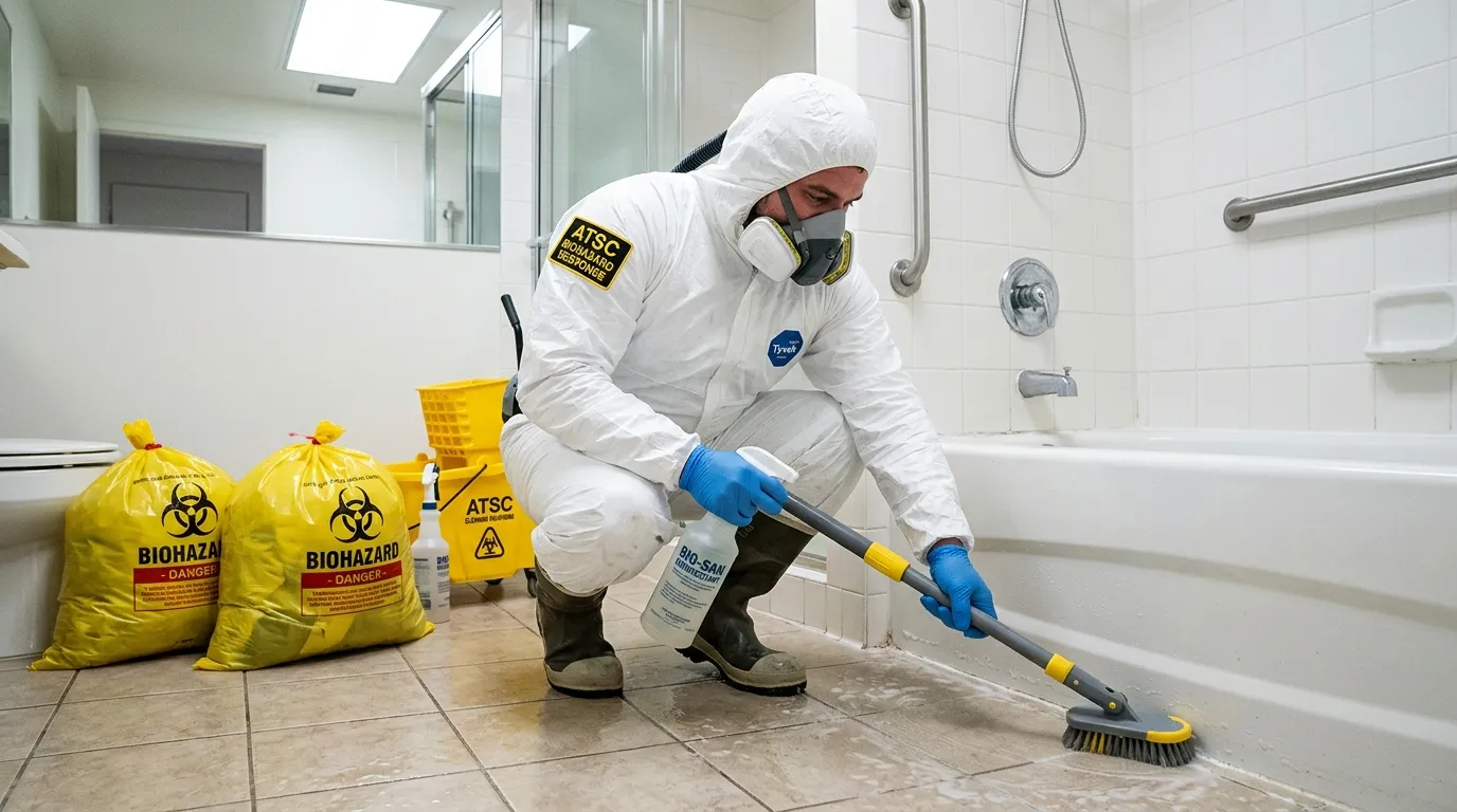 Decontamination equipment deployed for Blood Cleanup in Round Rock